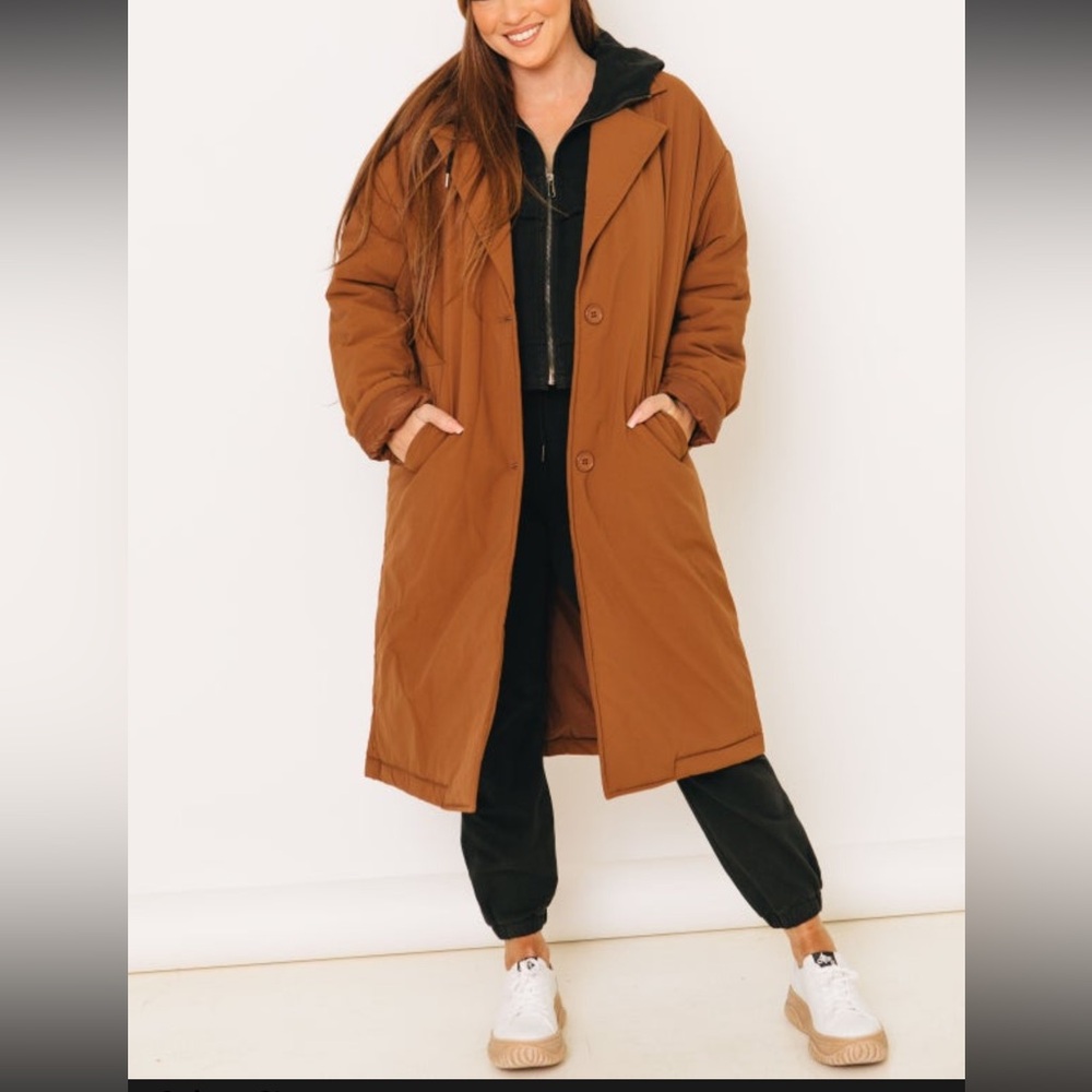 NWT MONO B MID LENGTH TRENCH COAT